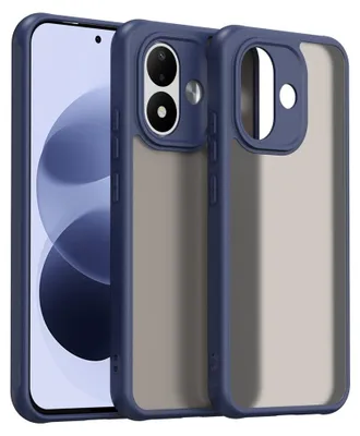 Produktbild von Coverup Mattes Transparentes Back Cover mit Kameraschutz - Xiaomi Redmi Note 17 4G / 5G Hülle - Blau