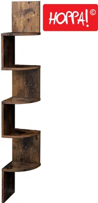 Produktbild von Hoppa! | Eckregal | Braun - Holz