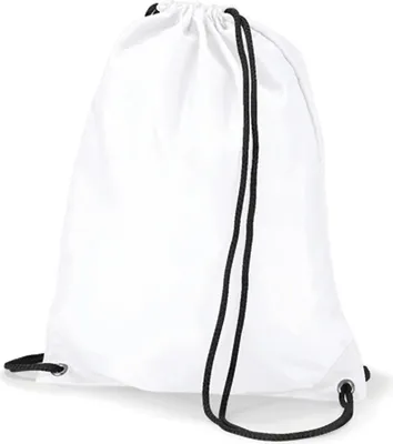 Produktbild von BagBase BG5 | Budget Gymsac / Gymansticksack - Farbe: White - Größe: 33 x 45 cm