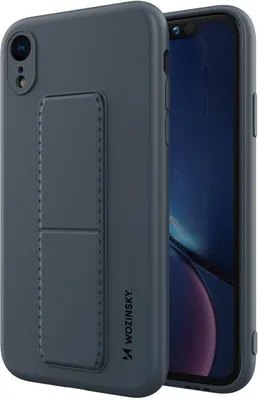 Obrázok produktu pre Kryt na stojan s integrovanými magnetmi pre Samsung Galaxy S21 (G991F) v tmavomodrej farbe