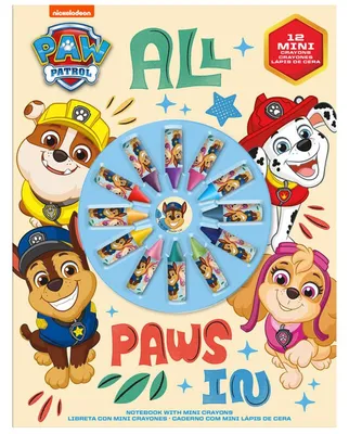 Produktbild von Paw Patrol Notizbuch Mit 12 Mini-buntstiften Mehrfarbig  Mehrfarbig One Size