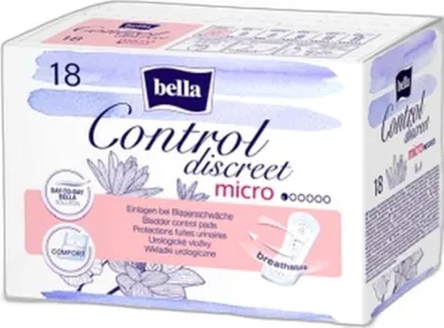 Produktbild von bella Control Discreet Hygieneeinlagen Micro 1 Tropfen 18 Stück
