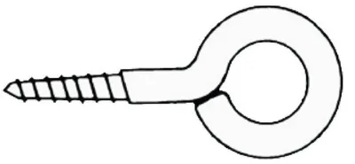 Immagine prodotto di VA bullone ad occhiello in acciaio 28 x 3 mm confezione in blister 10 pezzi, 1 pezzo