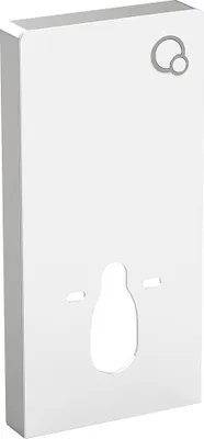Produktbild von Dekoratives Vorwandmodul für Hängetoilette - Weiß - SPINOSA