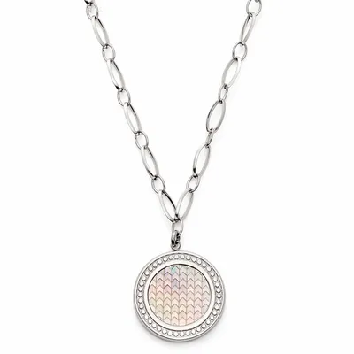 Produktbild von Leonardo 021516 Damen Collier Polina Edelstahl Silber weiß 50 cm