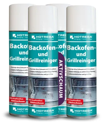 Produktbild von HOTREGA Backofen- und Grillreiniger 300ml, Ofenreiniger, Backofenspray, Backofenreiniger, Herdreiniger, Fettlöser