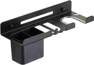 Productafbeelding van Badkamerorganisatie - Antislip en waterdicht - 30x11 cm - Zwart