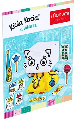 Obrázek produktu pro Omalovánky Koťátko u lékaře Monumi