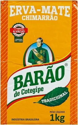 Obrázek produktu pro Barão Traditional Mate Tea 1 kg, vakuově balený | Brazilská portugalština | Energetický nápoj