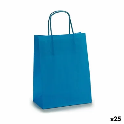 Obrázek produktu pro Papírové sáčky 18 x 8 x 31 cm modré (25 kusů)