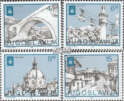 Produktbild von Briefmarken Jugoslawien 1982 Mi 1950-1953 (kompl.Ausg.) postfrisch Olympische Winterspiele