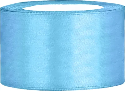Produktbild von Satinband hellblau B:38mm, L:25m