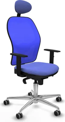 Produktbild von Bürostuhl mit Kopfstütze Jorquera Piqueras y Crespo 1D086G1 Hellblau