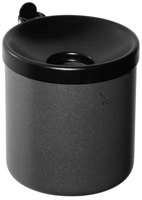 Immagine prodotto di Posacenere di sicurezza da parete in grafite H.120xP.110mm con guarnizione basculante