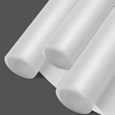 Image de Jopassy 3x Tapis pour tiroirs 45*150cm - Tapis de protection pour tiroirs Tapis antidérapant - Tapis pour armoire de cuisine - Sous-couche transparente recoupable