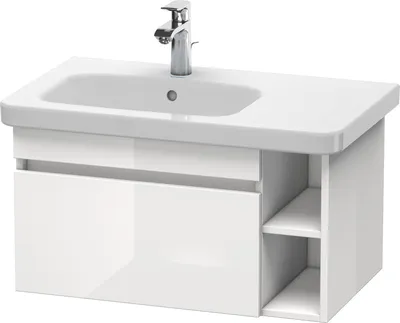 Produktbild von Duravit Waschtischunterbau DURASTYLE 448 x 730 x 398 mm graphit matt/basalt matt