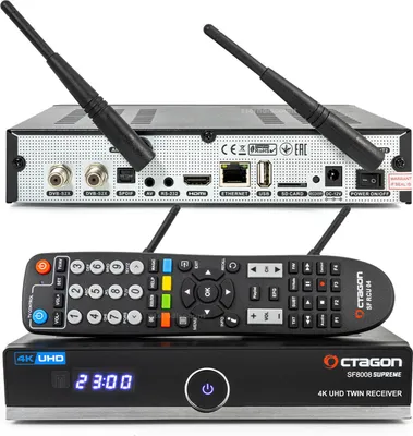 Produktbild von Octagon SF8008 Supreme TWIN 4K mit 512 GB Festplatte UHD Receiver HD Receiver PV