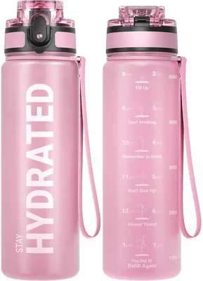 Image de Bouteille de sport 1 L sans BPA en Tritan pour le vélo et le sport
