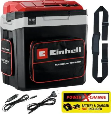 Obrázok produktu pre Einhell TE-COL 18/27 Li-Solo, Čierna, Červená, Biela, 27 L, 20 - 60 °C, Predné vrecko, 1 kusov, Elektrický