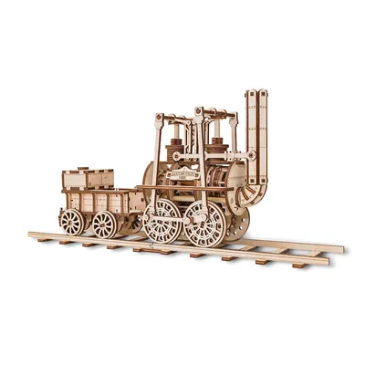 Immagine prodotto di modello in legno 3D - Locomotiva 40 cm
