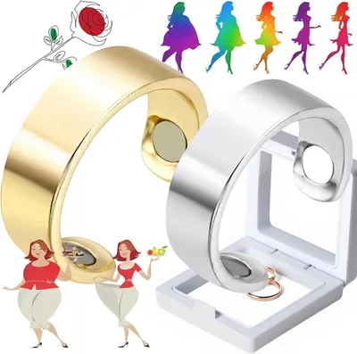 Obrázok produktu pre Ring 2 kusy, magnetický, podpora pri menopauze, zníženie únavy