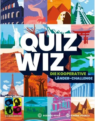 Produktbild von QuizWiz: Kooperatives Länder-Kartenspiel für Gruppen und Familien