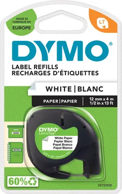 Produktbild von Páska Dymo 59421 (Černý tisk/bílý podklad) S0721510