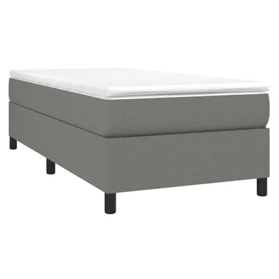 Produktbild von Boxspringbettgestell Dunkelgrau 80x200 cm Stoff