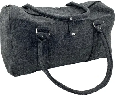 Produktbild von heimtexland ® Weekender Reisetasche Trend Tasche Filz Bag 50x30 Sporttasche Typ770 Dunkelgrau
