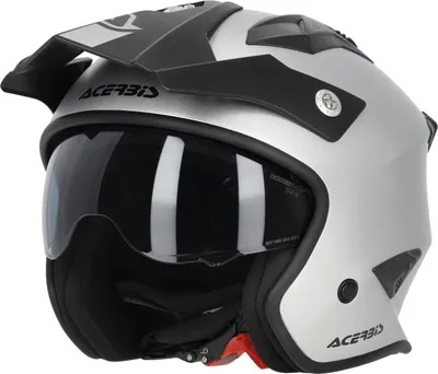 Produktbild von Acerbis Aria Metallic Jethelm, silber matt, 2XL (61)