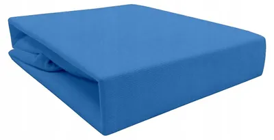 Produktbild von Piruu Jersey Spannbettlaken Blau 200x220 cm