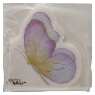 Immagine prodotto di Boltze Home Tovaglioli Farfalla 16x15 cm