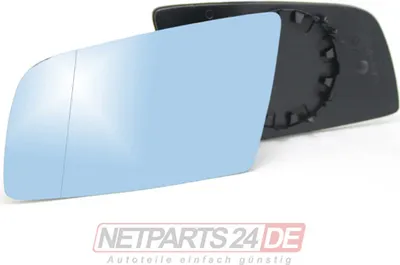Produktbild von Johns, Spiegelglas Außenspiegel Glas passend für BMW 5er E60 E61 Satz LR behei. 03 - 10 51167065081 51167251649 7065081 7251649 51167065082 5116725165