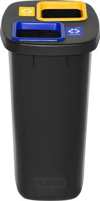 Obrázek produktu pro Koš na tříděný odpad se dvěma přihrádkami - objem 90 l