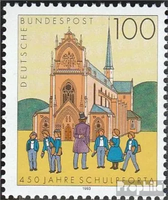 Produktbild von Briefmarken BRD (BR.Deutschland) 1993 Mi 1675 (kompl.Ausgabe) postfrisch 450 Jahre Schulpforta