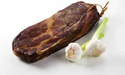 Produktbild von Knoblauchspeck ca. 1,2 kg. - À La Carte - Tiroler Schmankerl