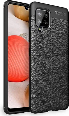 Immagine prodotto di NALIA Custodia in pelle per Samsung Galaxy A42 5G, Custodia in silicone per telefoni cellulari, copertura di protezione TPU