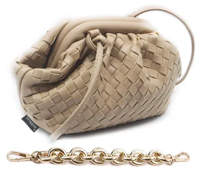 Produktbild von NAARIIAN Gewebte Crossbody-Tasche für Damen, Abend-Clutch, Hobo, Cloud Bag, Desi