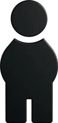 Immagine prodotto di HEWI Simbolo uomo 801.91B010 PA Colore n.90 L.71.5mm H.150mm P.3mm - 801.91B010 90