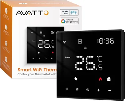 Produktbild von AVATTO Thermostat für Wasser-Fußbodenheizung, Smart WiFi programmierbarer Raumthermostat