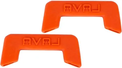 Productafbeelding van Siliconen Handvat - Grijper Handvat - Keuken Gebruik - Hittebestendig - L 95 mm - Oranje