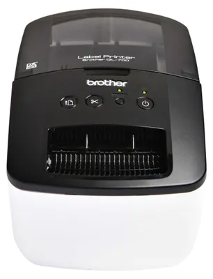 Produktbild von Brother QL-700 - Etikettendrucker - Thermopapier - Rolle (6,2 cm) - 300 dpi - bis zu 150 mm/Sek.