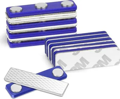 Obrázek produktu pro Magnetické jmenovky, silné, 12 kusů, 4,5 cm, vícebarevné