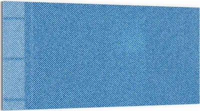 Produktbild von DEQORI Magnettafel Glas 100x50 cm 'Jeansmaterial' beschreibbar Whiteboard