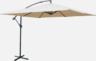 Produktbild von sweeek - Quadratischer Sonnenschirm 3x3m - Beige