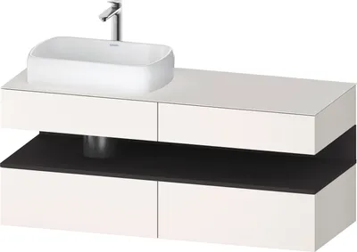 Produktbild von DURAVIT QA4765080840000 QTG KWTU WH Ek. 1400x550x600 Wß Smt H