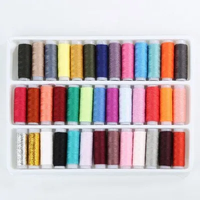 Produktbild von Nähgarn-Set 39 Farben DIY Nähen Zubehör