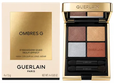 Imagen del producto de Guerlain Ombres G, paleta de sombras de ojos #520 Stellar Glow, 4 x 1,5g