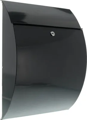 Produktbild von Briefkasten mit Öffnungsstop A4 Einwurfgröße EU-Norm EN 13724 - Riviera 835 ANT anthrazit 38690 - 335 x 460 x 130 mm