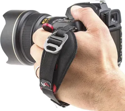 Produktbild von Peak Design Clutch Handschlaufe für DSLR- und DSLM-Kameras - Black (Schwarz)